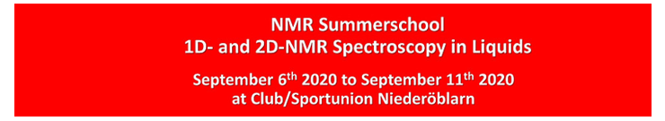 NMR summerschool 2020